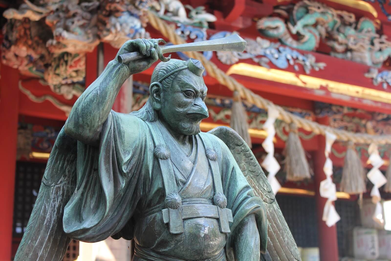 tengu szobor Seijin Dojo ninjutsu