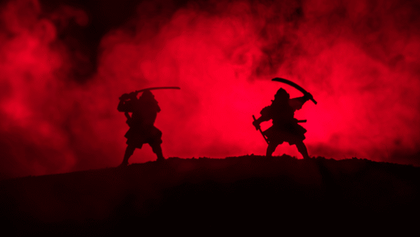 szamuráj páncélos harc